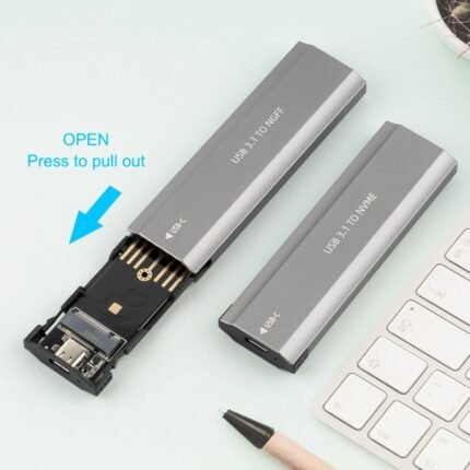 M.2 NVME SSD to USB 3.1 Case NGFF SATA M.2 Enclosure