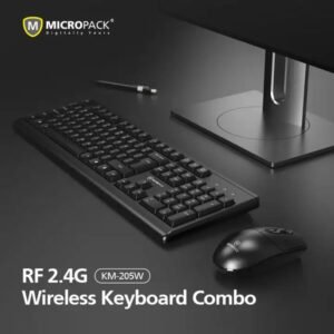 Micropack KM-205W Black Wireless Keyboard & Mouse Combo