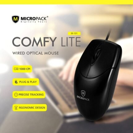 Micropack M101 Black Optical USB Mouse