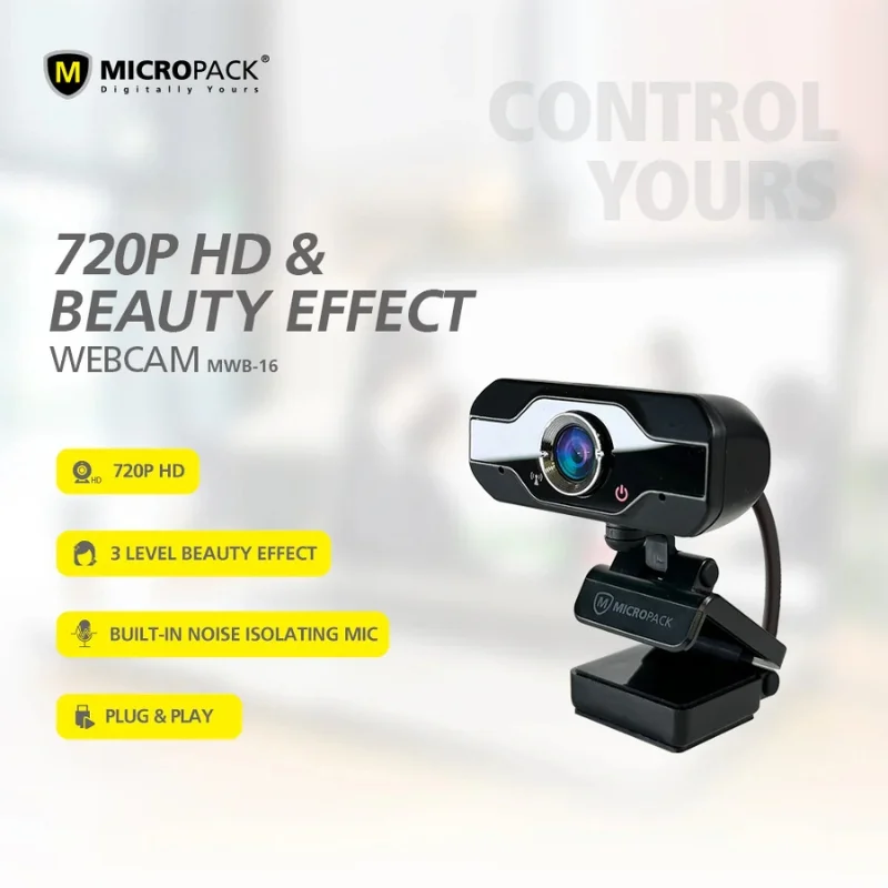 Micropack MWB-16 1MP 720P HD Live Stream Webcam